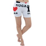 I love sugar  Lightweight Velour Yoga Shorts