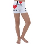 I love sugar  Kids  Lightweight Velour Yoga Shorts