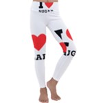 I love sugar  Kids  Lightweight Velour Classic Yoga Leggings