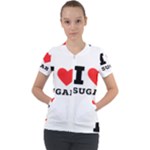 I love sugar  Short Sleeve Zip Up Jacket