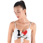 I love sugar  Woven Tie Front Bralet