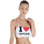 I love sugar  Layered Top Bikini Top 