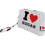 I love sugar  Wristlet Pouch Bag (Small)