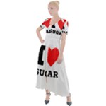 I love sugar  Button Up Short Sleeve Maxi Dress