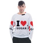 I love sugar  Men s Long Sleeve Raglan Tee