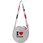 I love sugar  Crossbody Circle Bag