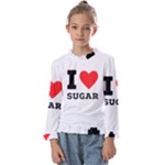 I love sugar  Kids  Frill Detail Tee