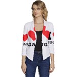 I love sugar  Women s Casual 3/4 Sleeve Spring Jacket