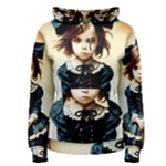 Cute Adorable Victorian Gothic Girl 3 Women s Pullover Hoodie