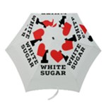 I love white sugar Mini Folding Umbrellas