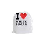 I love white sugar Drawstring Pouch (Small)