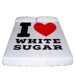 I love white sugar Fitted Sheet (Queen Size)