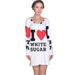 I love white sugar Long Sleeve Nightdress