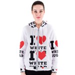 I love white sugar Women s Zipper Hoodie