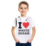 I love white sugar Kids  Basketball Tank Top