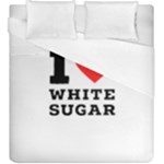 I love white sugar Duvet Cover (King Size)