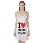 I love white sugar Satin Night Slip