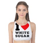 I love white sugar Tank Bikini Top