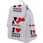 I love white sugar Top Flap Backpack