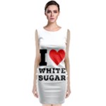 I love white sugar Classic Sleeveless Midi Dress