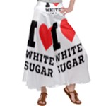 I love white sugar Women s Satin Palazzo Pants