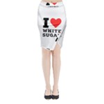 I love white sugar Midi Wrap Pencil Skirt