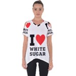 I love white sugar Cut Out Side Drop Tee