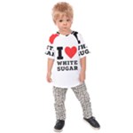 I love white sugar Kids  Raglan Tee