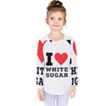 I love white sugar Kids  Long Sleeve Tee