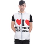 I love white sugar Men s Puffer Vest