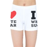 I love white sugar Kids  Sports Shorts