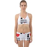 I love white sugar Back Web Gym Set