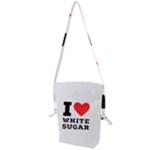 I love white sugar Folding Shoulder Bag