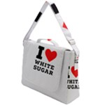 I love white sugar Box Up Messenger Bag