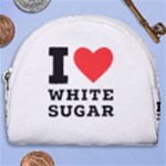 I love white sugar Horseshoe Style Canvas Pouch