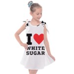 I love white sugar Kids  Tie Up Tunic Dress