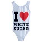 I love white sugar Kids  Cut-Out Back One Piece Swimsuit