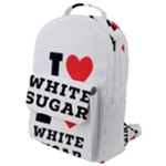 I love white sugar Flap Pocket Backpack (Small)