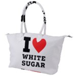 I love white sugar Canvas Shoulder Bag