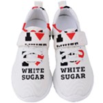 I love white sugar Women s Velcro Strap Shoes