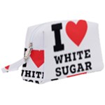 I love white sugar Wristlet Pouch Bag (Large)