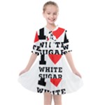 I love white sugar Kids  All Frills Chiffon Dress