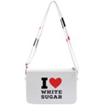 I love white sugar Double Gusset Crossbody Bag