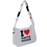 I love white sugar Zip Up Shoulder Bag