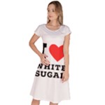 I love white sugar Classic Short Sleeve Dress