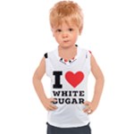 I love white sugar Kids  Sport Tank Top