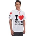 I love white sugar Men s Polo Tee