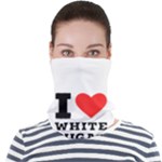 I love white sugar Face Seamless Bandana (Adult)