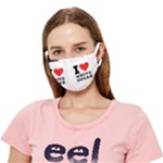 I love white sugar Crease Cloth Face Mask (Adult)