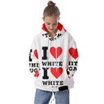 I love white sugar Kids  Oversized Hoodie